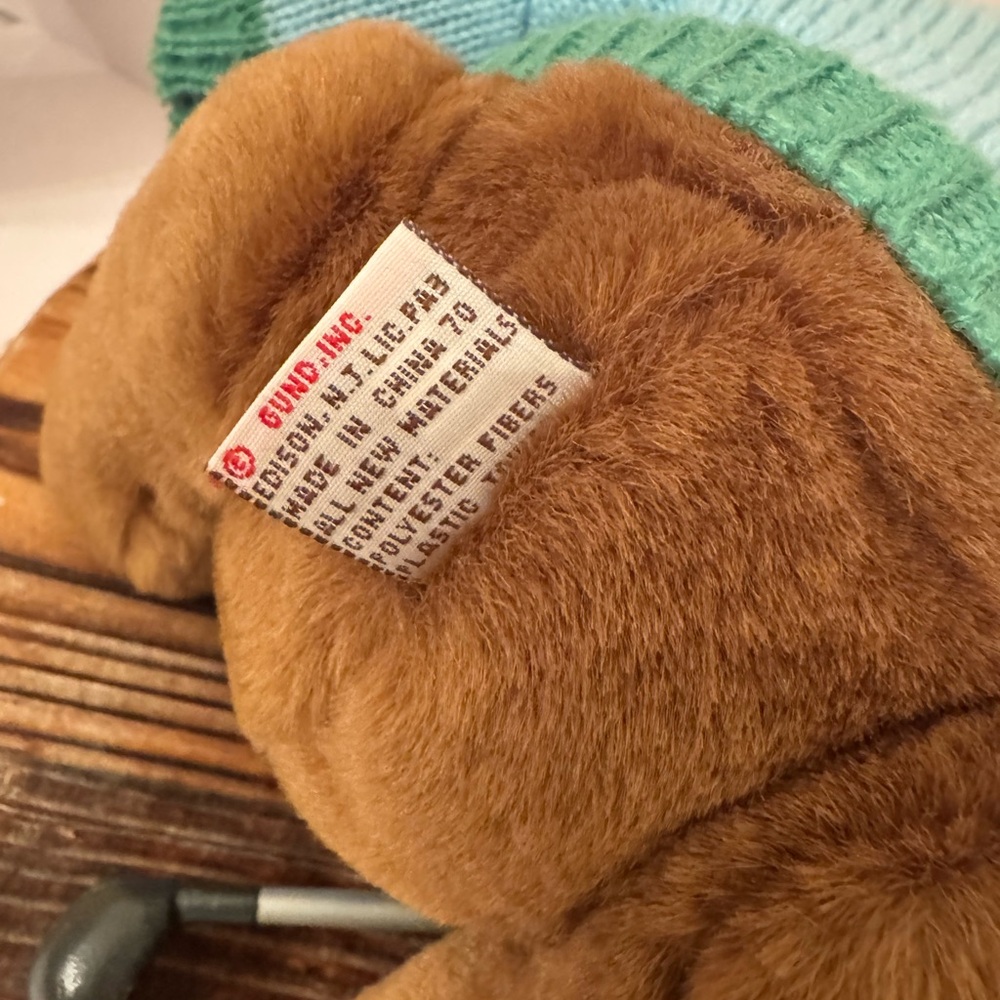 GUND plush Teddy Bear Golfer NWT new complete golf club golfing teddy - Picture 7 of 14